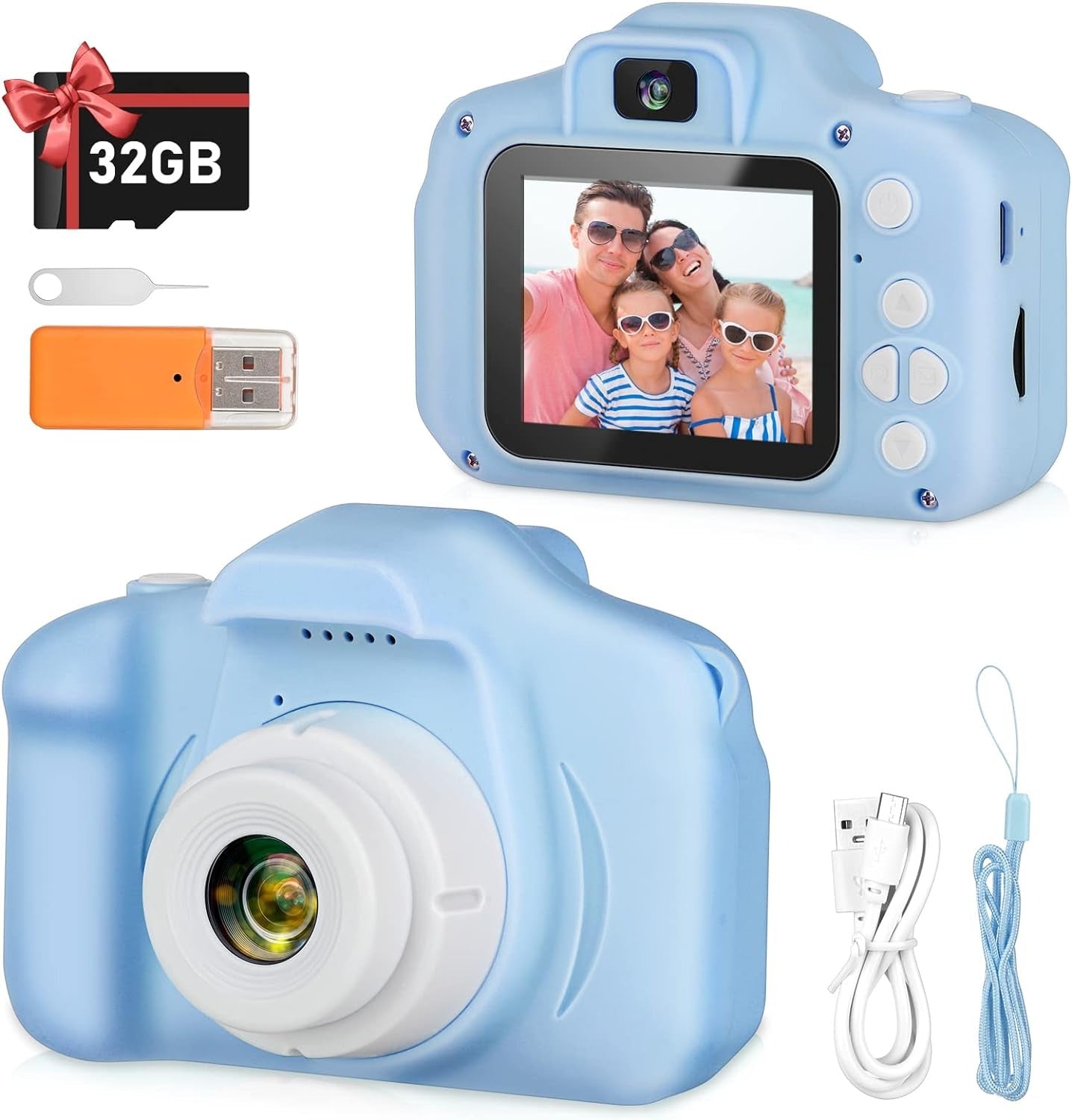 5-in-1 Mega Toy Bundle | RC Jet, water gun, Kids Camera, Video Walkie Talkie & Racing Game